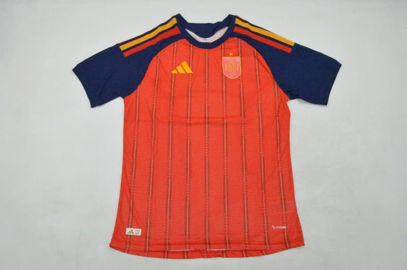 AAA(Thailand) Spain 2026 World Cup Home Soccer Jersey (Player)