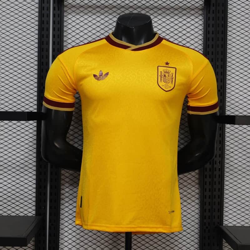 AAA(Thailand) Spain 2026 Yellow Soccer Jersey (Player)