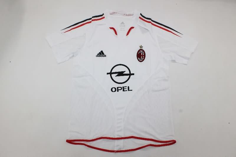 AAA(Thailand) AC Milan 2004/05 Away Retro Soccer Jersey