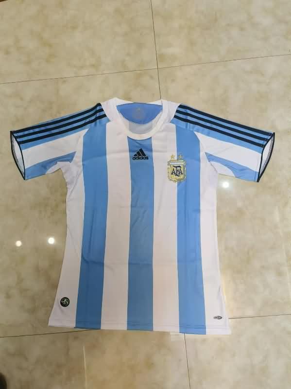 AAA(Thailand) Argentina 2008/10 Home Retro Soccer Jersey