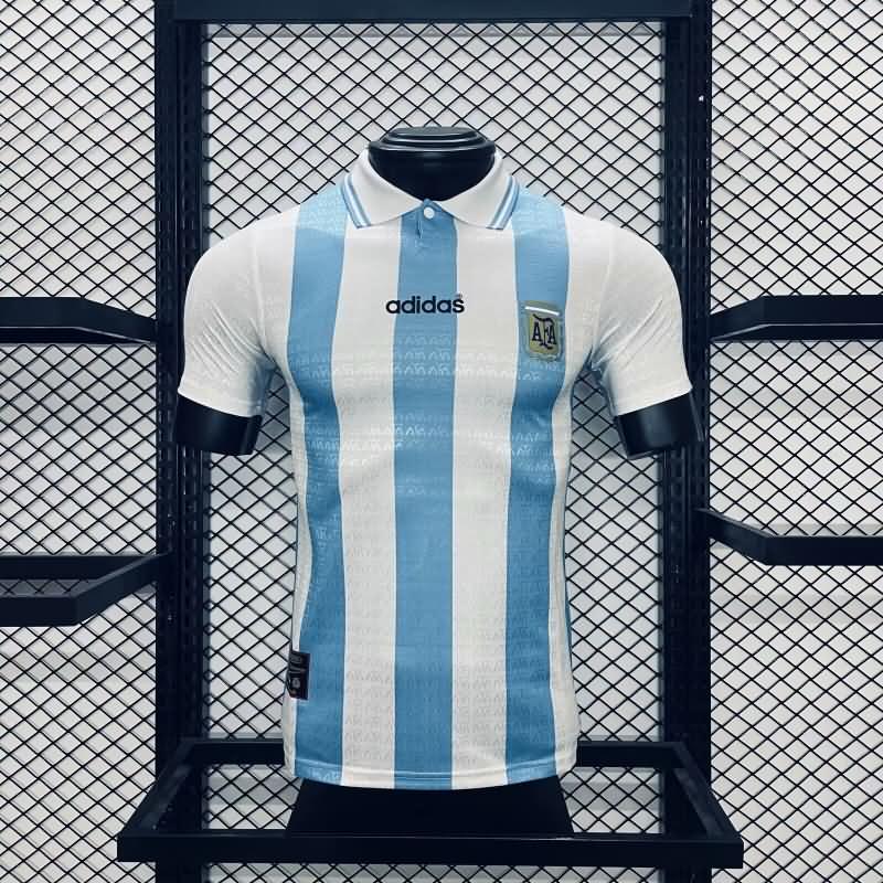 AAA(Thailand) Argentina 1994 Home Retro Soccer Jersey (Player)