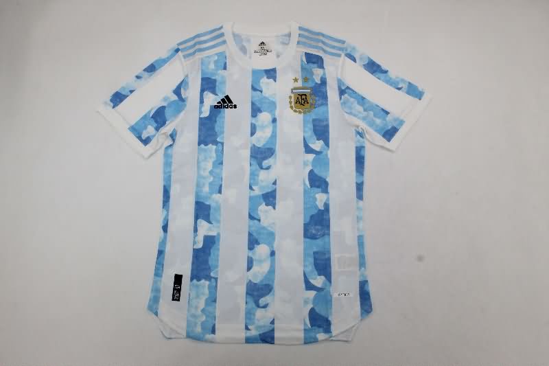AAA(Thailand) Argentina 2021 Home Retro Soccer Jersey (Player)