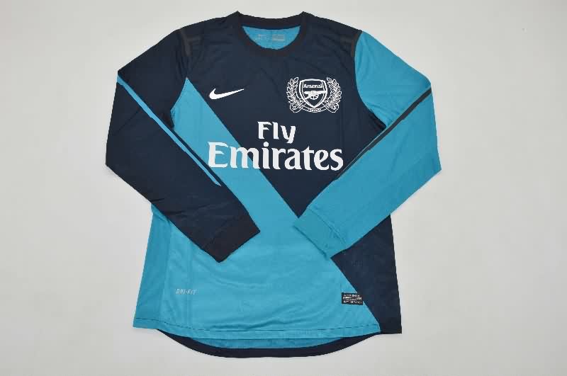 AAA(Thailand) Arsenal 2011/12 Away Long Retro Soccer Jersey (Player)