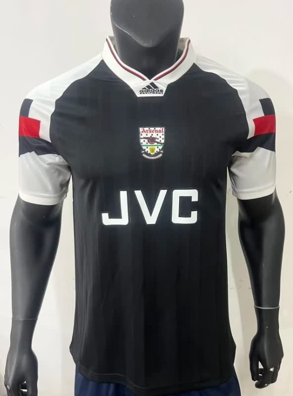 AAA(Thailand) Arsenal 1992/94 Black Retro Soccer Jersey AAA(Thailand) Arsenal 1992/94 Black Retro Soccer Jersey