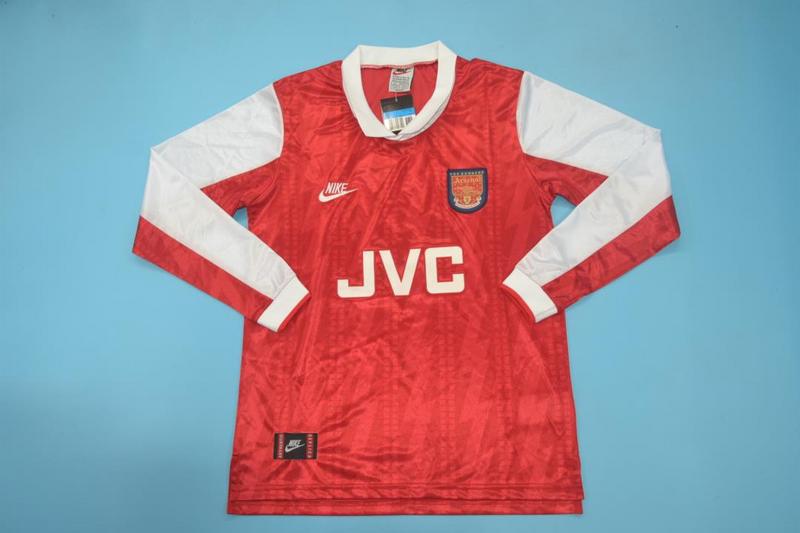 AAA(Thailand) Arsenal 1994/95 Home Long Retro Soccer Jersey