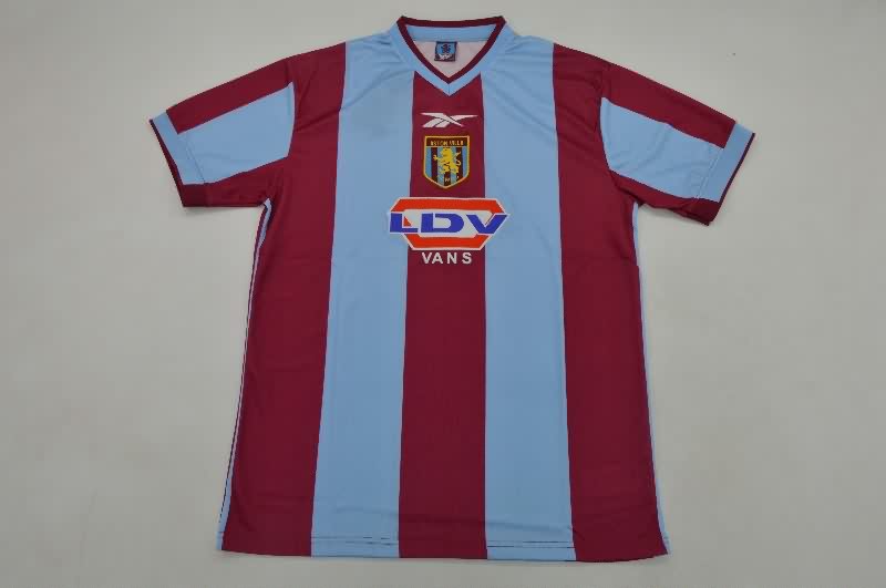 AAA(Thailand) Aston Villa 1999/00 Home Retro Soccer Jersey
