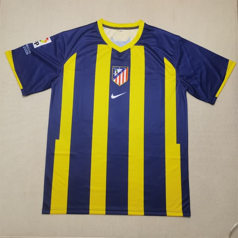 AAA(Thailand) Atletico Madrid 2005/06 Away Retro Soccer Jersey AAA(Thailand) Atletico Madrid 2005/06 Away Retro Soccer Jersey