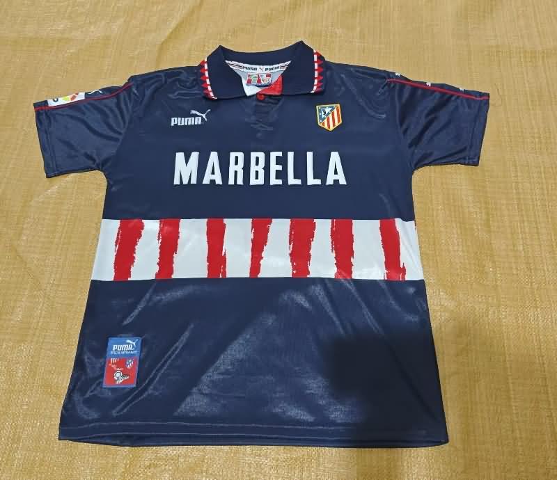 AAA(Thailand) Atletico Madrid 1997/98 Away Retro Soccer Jersey