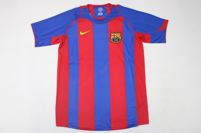 AAA(Thailand) Barcelona 2004/05 Home Retro Soccer Jersey