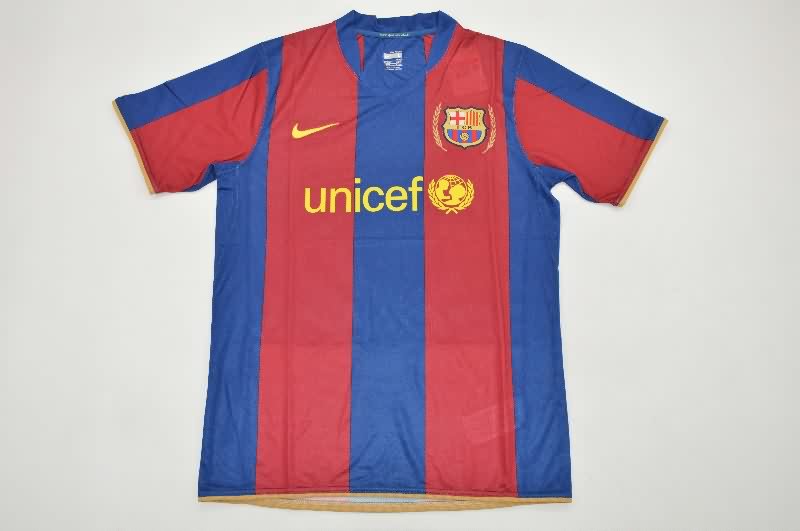 AAA(Thailand) Barcelona 2007/08 Home Retro Soccer Jersey (Player)