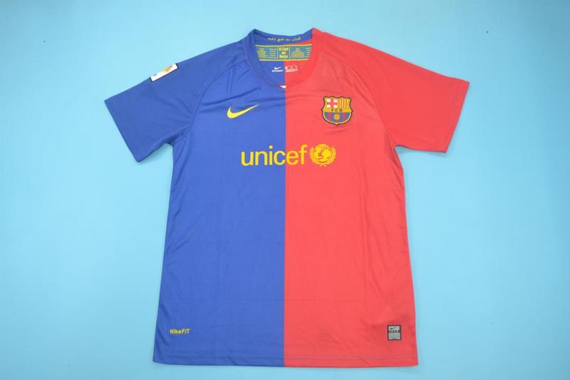 AAA(Thailand) Barcelona 2008/09 Home Retro Soccer Jersey