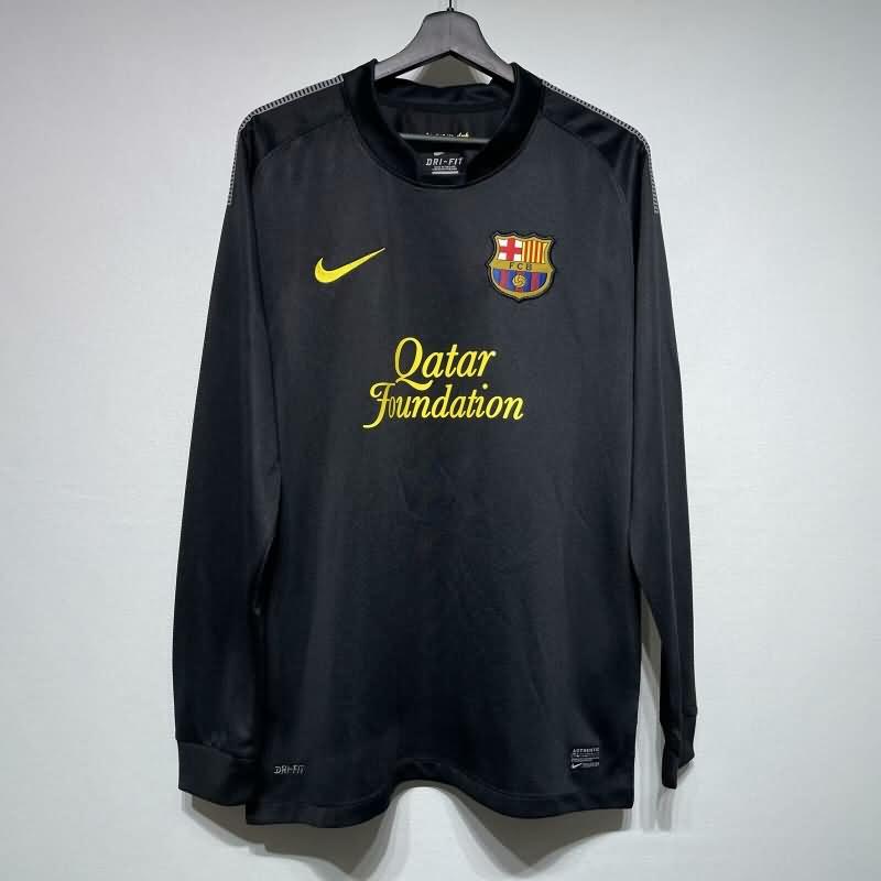 AAA(Thailand) Barcelona 2011/12 Away Long Sleeve Retro Soccer Jersey