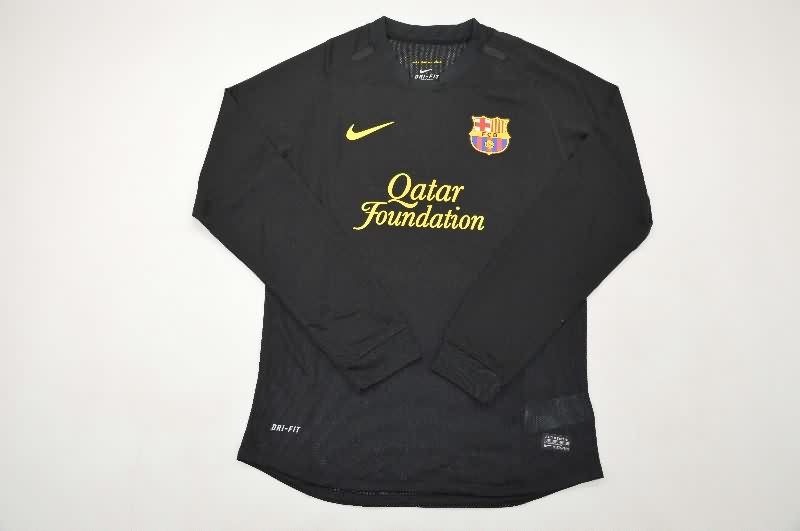 AAA(Thailand) Barcelona 2011/12 Away Retro Long Sleeve Soccer Jersey (Player)