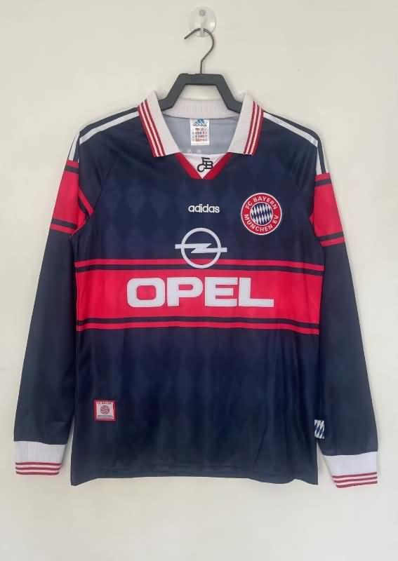 AAA(Thailand) Bayern Munich 1997/98 Home Long Sleeve Retro Soccer Jersey