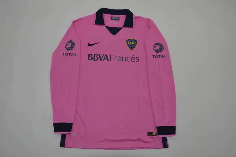 AAA(Thailand) Boca Juniors 2013/14 Away Retro Long Sleeve Soccer Jersey