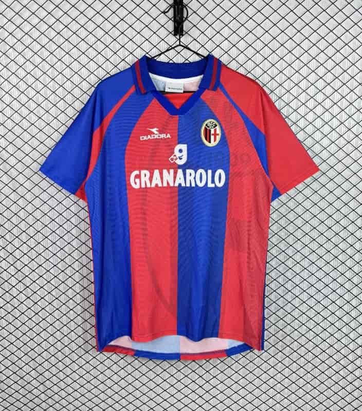 AAA(Thailand) Bologna 1998/99 Home Retro Soccer Jersey AAA(Thailand) Bologna 1998/99 Home Retro Soccer Jersey