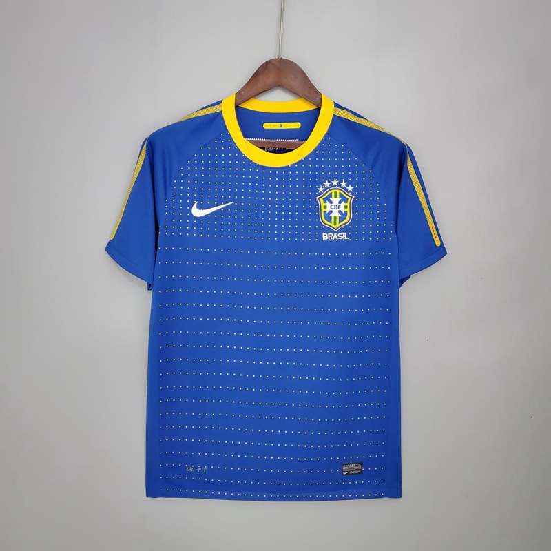 AAA(Thailand) Brazil 2012 Retro Away Soccer Jersey