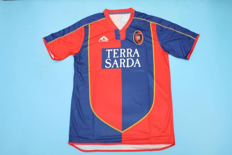 AAA(Thailand) Cagliari 03/04 Home Retro Soccer Jersey