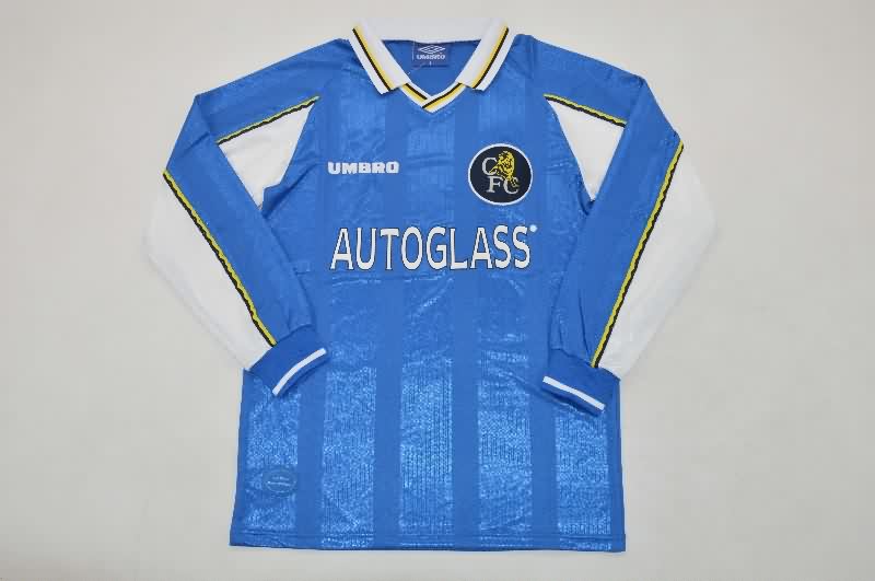 AAA(Thailand) Chelsea 1997/99 Home Long Sleeve Retro Soccer Jersey