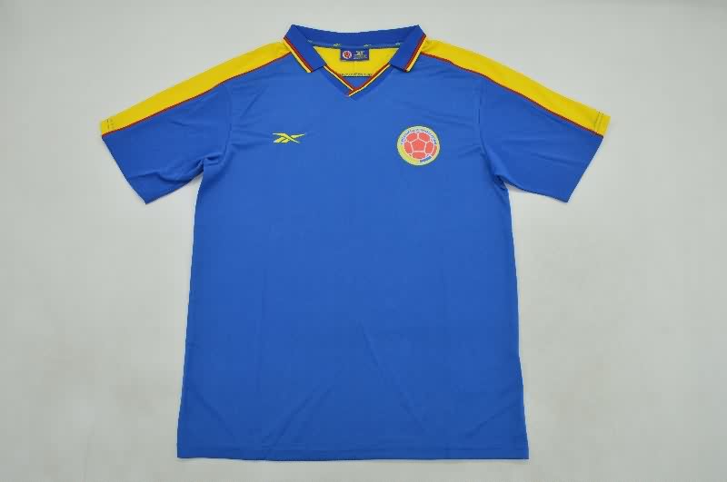 AAA(Thailand) Colombia 1998 Away Retro Soccer Jersey AAA(Thailand) Colombia 1998 Away Retro Soccer Jersey