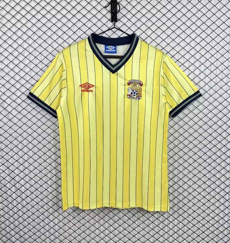 AAA(Thailand) Coventry City 1983/86 Away Retro Soccer Jersey