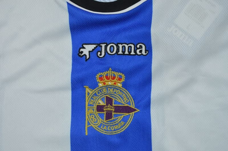 AAA(Thailand) Deportivo La Coruna 2001/02 Home Retro Soccer Jersey