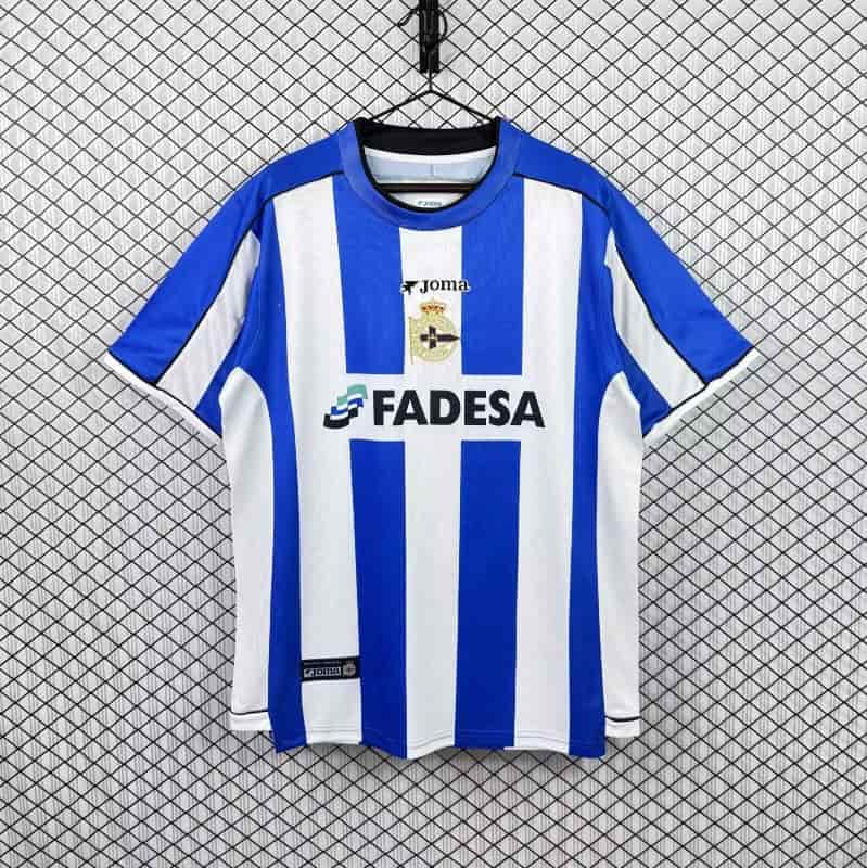AAA(Thailand) Deportivo La Coruna 2002/03 Home Retro Soccer Jersey