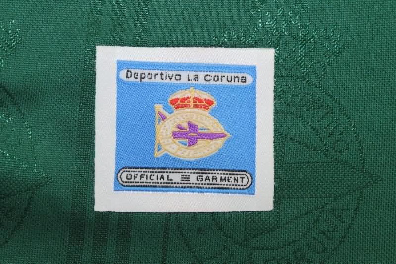 AAA(Thailand) Deportivo La Coruna 1999/00 Away Long Sleeve Retro Soccer Jersey