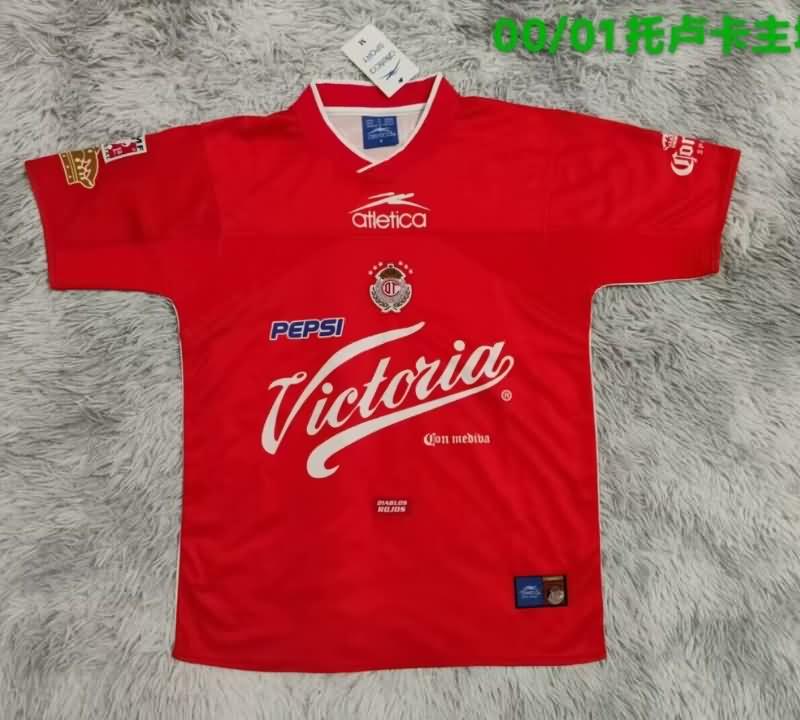 AAA(Thailand) Deportivo Toluca 2000/01 Home Retro Soccer Jersey