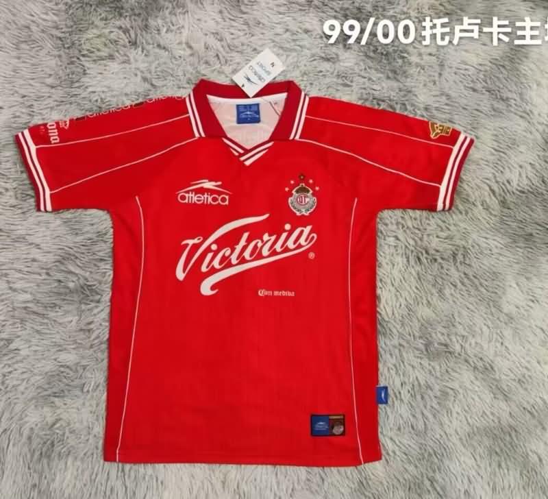 AAA(Thailand) Deportivo Toluca 1999/00 Home Retro Soccer Jersey