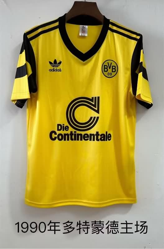 AAA(Thailand) Dortmund 1990 Home Retro Soccer Jersey