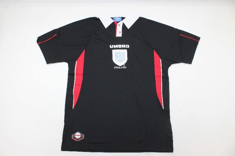 AAA(Thailand) England 1998 Black Retro Soccer Jersey