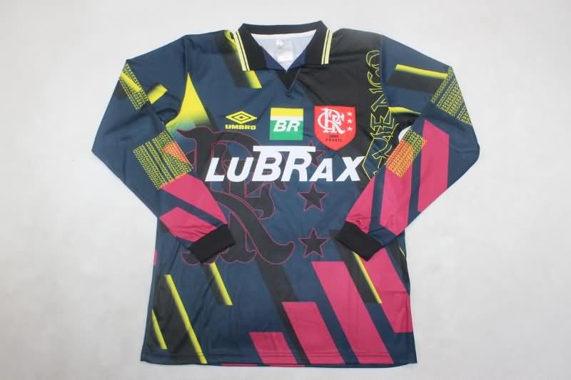 AAA(Thailand) Flamengo 1997/98 Goalkeeper Long Sleeve Retro Soccer Jersey