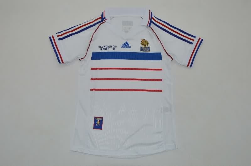 AAA(Thailand) France 1998 Away Retro Soccer Jersey (Player)