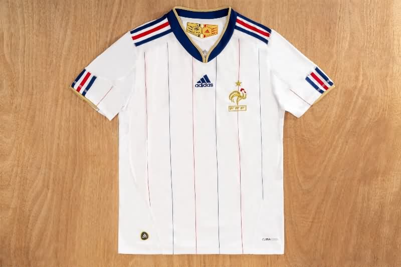 AAA(Thailand) France 2010 Away Retro Soccer Jersey