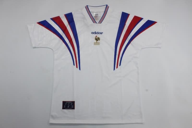 AAA(Thailand) France 1996/97 Away Retro Soccer Jersey