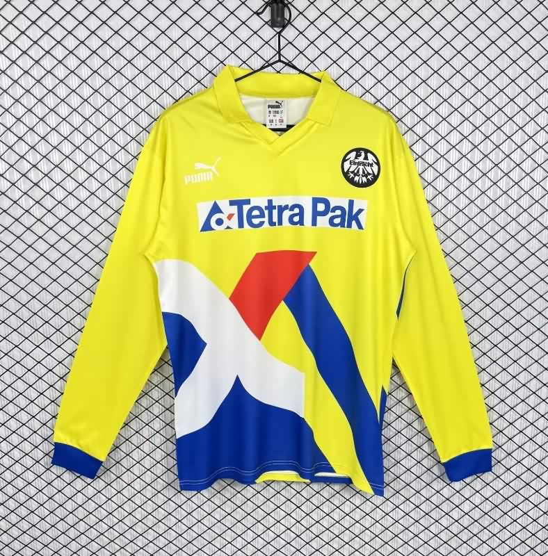AAA(Thailand) Frankfurt 1993/96 Away Retro Long Sleeve Soccer Jersey AAA(Thailand) Frankfurt 1993/96 Away Retro Long Sleeve Soccer Jersey