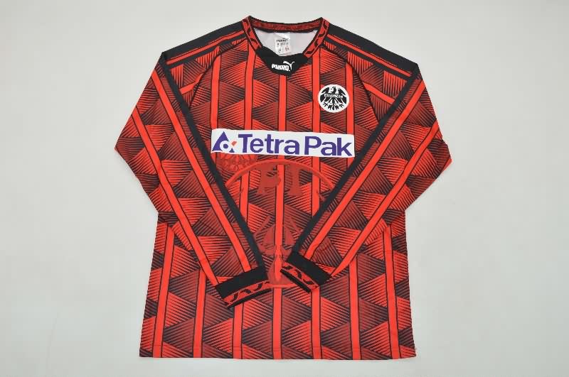 AAA(Thailand) Frankfurt 1995/96 Home Retro Long Sleeve Soccer Jersey