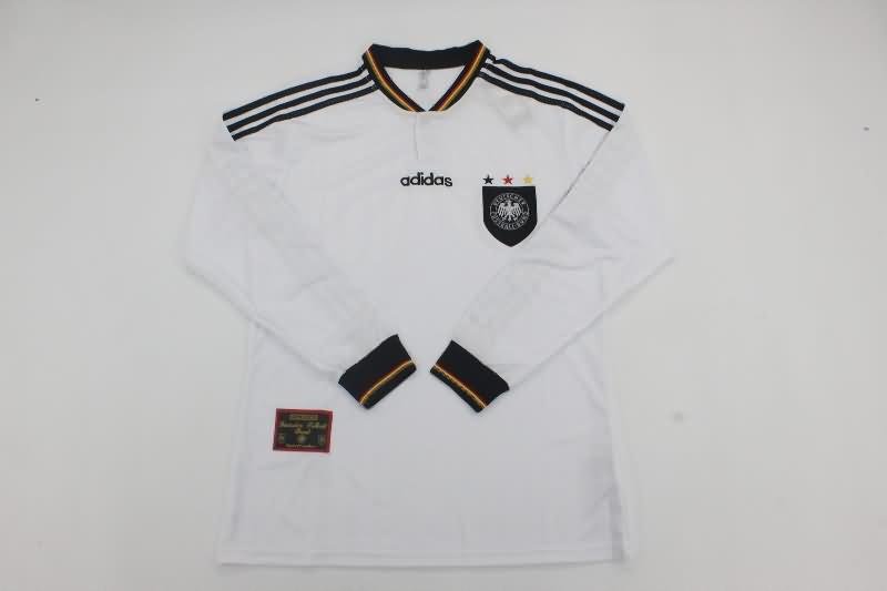 AAA(Thailand) Germany 1996 Home Long Sleeve Retro Soccer Jersey