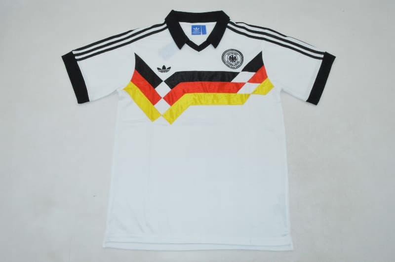 AAA(Thailand) Germany 1988/90 Home Retro Soccer Jersey
