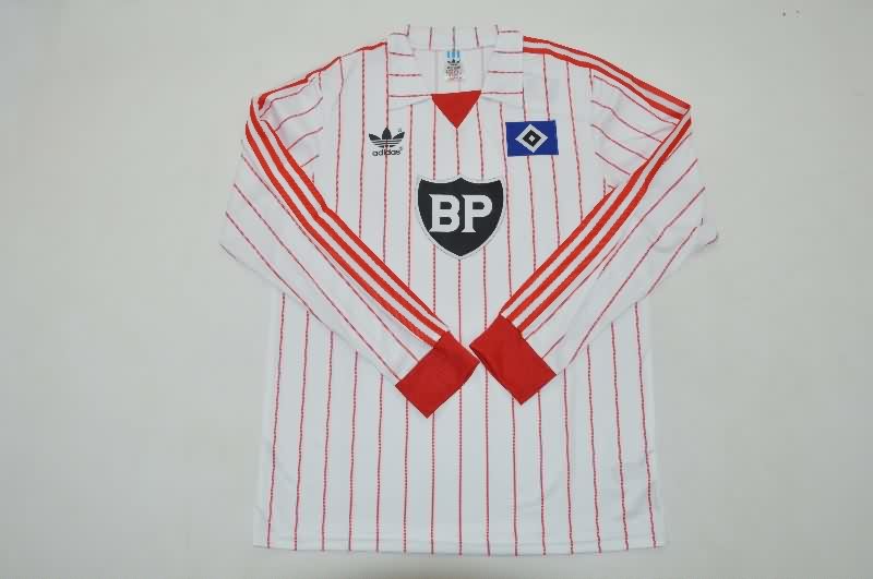 AAA(Thailand) Hamburger SV 1982/83 Home Retro Long Sleeve Soccer Jersey