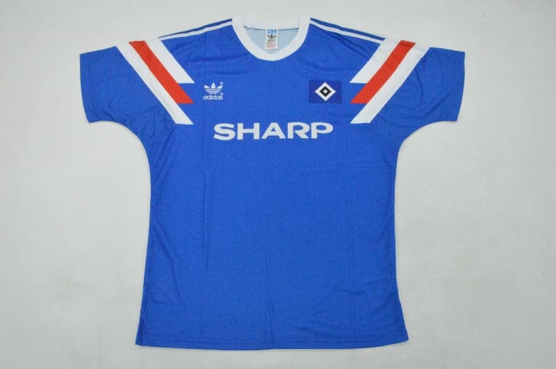 AAA(Thailand) Hamburger SV 1990/91 Away Retro Soccer Jersey