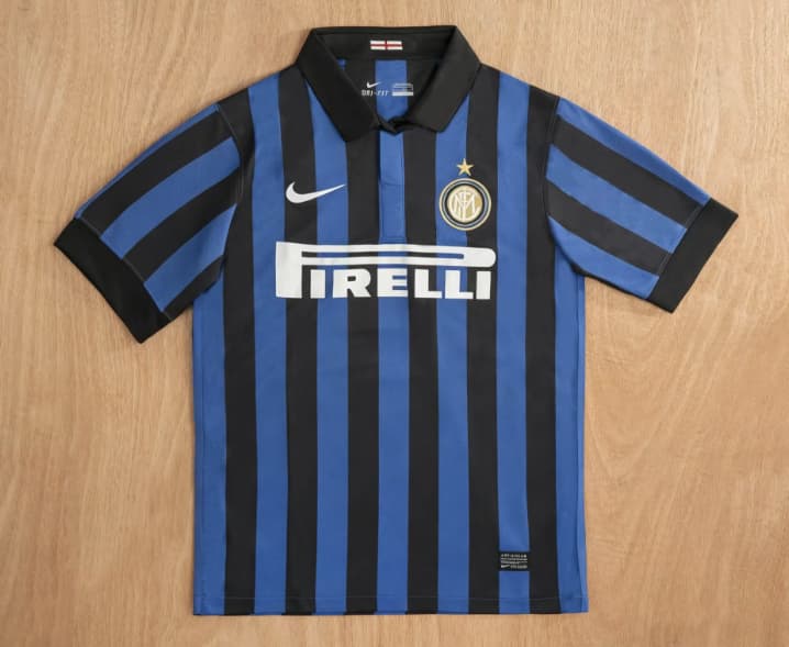 AAA(Thailand) Inter Milan 2011/12 Home Retro Soccer Jersey