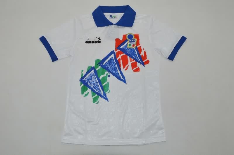 AAA(Thailand) Italy 1994 White Retro Soccer Jersey