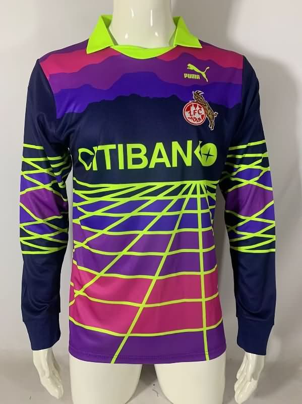 AAA(Thailand) Koln 1991/92 Goalkeeper Retro Long Sleeve Soccer Jersey