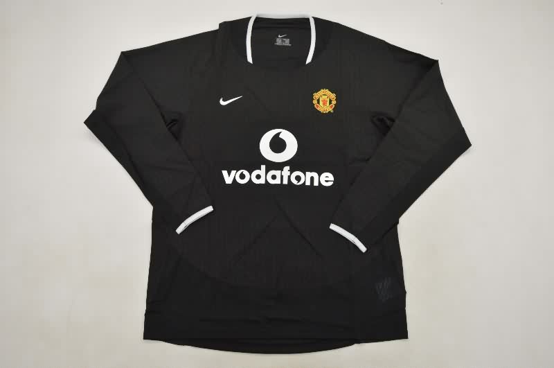 AAA(Thailand) Manchester United 2003/04 Away Retro Long Sleeve Soccer Jersey