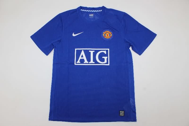 AAA(Thailand) Manchester United 2008/09 Third Retro Soccer Jersey(Player)