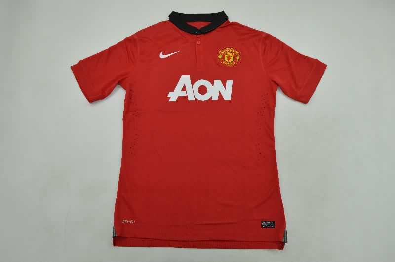 AAA(Thailand) Manchester United 2013/14 Home Retro Soccer Jersey (Player)
