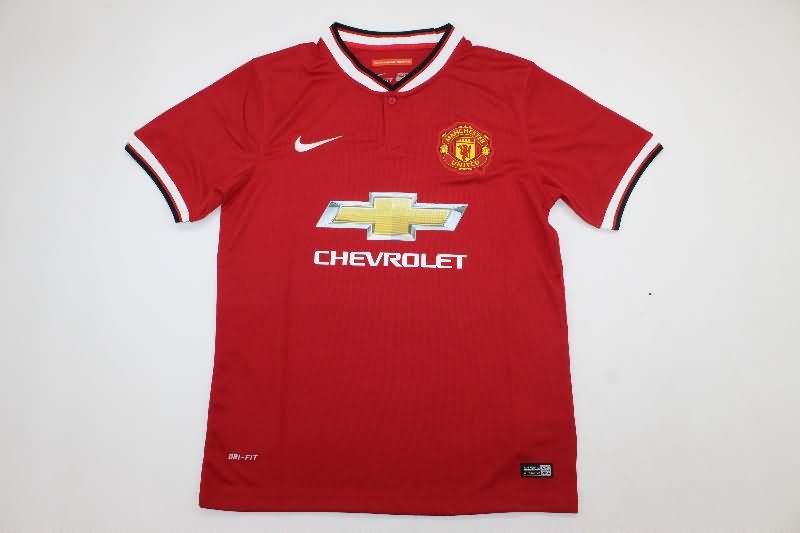 AAA(Thailand) Manchester United 2014/15 Home Retro Soccer Jersey
