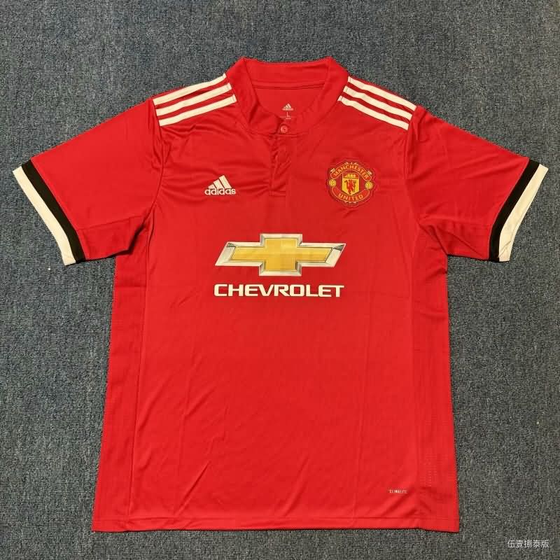 AAA(Thailand) Manchester United 2017/18 Home Retro Soccer Jersey